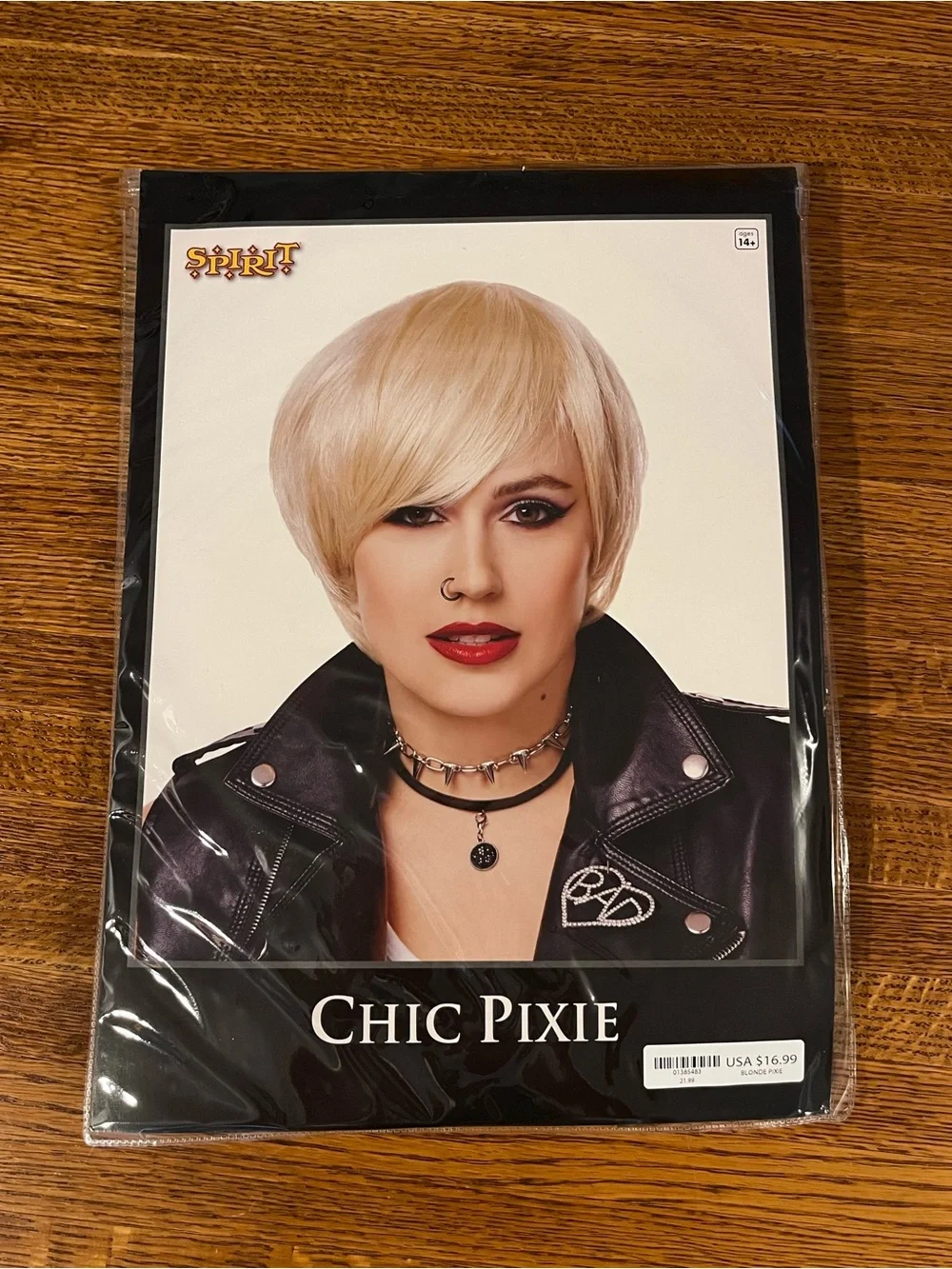Spirit- Chic Pixie Blonde Short Wig - Sleek Pixie Cut